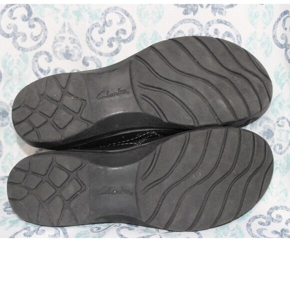 Clarks Black Leather Sneakers - Picture 9 of 11